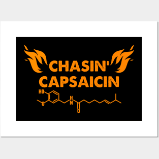 Chasin Capsaicin - Molecule Design Posters and Art